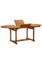 5 Piece Garden Dining Set Solid Wood Acacia and Textilene - 6