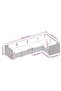 5 Piece Garden Lounge Set with Cushions Poly Rattan Grey - 3