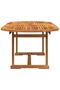 9 Piece Garden Dining Set Solid Wood Acacia and Textilene - 4
