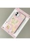 iPhone 12/12 Pro Compatible Pink Leather Textured Silicone Protects Camera Shock-Absorbing Case Butterfly - 2