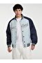 Jeans Raglan Men's Bomber Jacket - 8