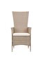 7 Piece Outdoor Dining Set with Cushions Poly Rattan Beige - 2