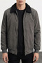 Men's Velvet Coat Plush Lined Shirt Collar Windproof Velvet Coat - 2