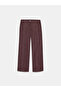 72252 Suede Look Trousers with Stitching Detail - 5