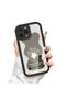 Bowknot Mirror Case Compatible with iPhone 16 Pro Silicone Full Protection - 3
