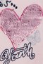 Girl's Knitwear Sweater Sequined Heart Printed 1.5-5 Years, Powder - 4