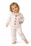 Baby Girl Cotton Long Sleeve Buttoned Baby Pajamas Soft Textured Breathable Baby - 5