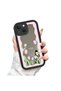iPhone 13 Compatible Bowknot Mirror Case Silicone Full Protection Elegant Tulip - 4