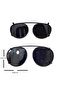 Small round sunglasses clip 4.9x4.4 cm - 3