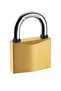 Padlock Yellow 38 mm with 3 Keys |   Ring Workplace Shutter Door Chest Lock Door Box Lock Tosba - 5