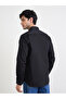 Men Black Solid Cotton Slim Fit Shirt - 4