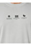 Men Oversized Minimal Print T-Shirt - 3