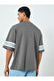 Men Grey Graphic Print Boxy Fit T-Shirt - 5