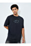 Men Black Graphic Print Oversized T-Shirt - 3