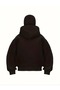 White Unisex Oversized Full Zipper Masked Gothic Hooded Hoodie Sweatshirt Car - 2