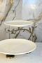 3-Piece Porcelain Plate Bowl Tiered Serving Set & Antique Color Tableware Set - 8