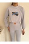 Women's Tracksuit Set with Elastic Waist and Cuffs - 4