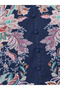 Women Navy Blue Paisley Print Blouse - 3
