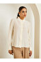 Women Beige Long Sleeve Shirt - 3