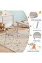 5-Piece Folding Kids Table and Chairs Set - Toddler Activity Table for Home, Crafts, Snack Time - 7