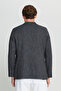 Men's Black Regular Fit Regular Cut Swallow Collar Flared Flap Pocket Blazer Jacket - 6