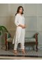 Women Embroidered Straight Kurta and Trousers Co-Ords - 3