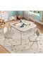 5-Piece Folding Kids Table and Chairs Set - Toddler Activity Table for Home, Crafts, Snack Time - 8