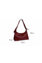 Laven Burgundy Baguette Hand and Shoulder Bag - 3