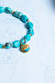 Certified Star and Shell Turquoise Natural Stone Bracelet - 3