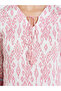 Women Pink All-Over Print A-Line Jalabiya - 4