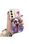 Samsung Galaxy S24 Fe Compatible Spiderman Couple Case Acrylic Back Silicone Edge Protection