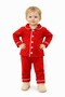 Baby Buttoned Pajama Set Soft Fabric Long Sleeve Relaxed Fit Baby Boy Sleep Set - 4