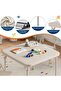 5-Piece Folding Kids Table and Chairs Set - Toddler Activity Table for Home, Crafts, Snack Time - 6