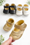 Baby Girl Booties Shoes Leather-Look Size 17-18-19