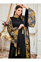 Women Embroidered Kimono Sleeve Jalabiya - 5
