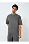 Men Grey Short Sleeve T-Shirt and Shorts Co-Ords - 2