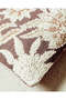 Purple Floral Embroidered Cushion - 2