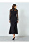 Self Design Long Sleeves Mermaid Midi Dress - 5