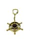 Marin Design Brass Keychain - Ship Rudder Figured Souvenir - 3