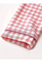 Women Pink Checkered Long Sleeve Shirt and Pyjama Set - 4