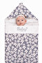Baby Girl Full Zippered Envelope Swaddle 11598 - 2