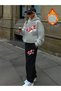 Women Printed Hooded Tracksuit Set