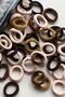 100 Pieces Towel Elastic Mini Buckle Set Package with Bag - 2