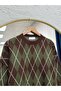 Adriana Baklava Pattern Knitwear Sweater-Zi̇5581 Khaki - 2