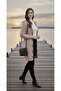 Women's Powder Jacket Cardigan Long Sleeve Embossed Pattern Hooded Stripe Paneled - 5