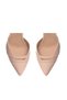 Pantofi cu toc gros piele Bej Adele - 5