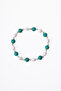 Certified Turquoise - Pearl (8m) Natural Stone Bracelet - 5