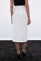 Button Detailed Pencil Skirt - Ecru - 7