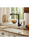 Saray Matte Black Ceramic Patterned Kitchen Faucet – 360 °   Rotating Pipe, Water-Saving