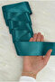 6 cm Petrol Blue Double Sided Satin Ribbon 10 Meters, Bundle Dowry Engagement Jewelry Special Day Gift Decoration - 3